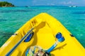 In front of kayaking in sea at Lipe island Royalty Free Stock Photo