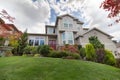 Front Lawn of Traditional Home