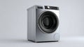 Cloths Washing Machine on clean white background Royalty Free Stock Photo