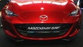 Front mask of modern japanese sport roadster Mazda MX-5 RF