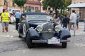 Front of Mercedes Benz 500K, a grand touring car built in 1935