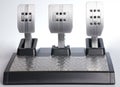 Front metal pedals