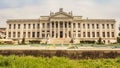 The Front of the Mora Ferenc Museum in Szeged, Hungary Royalty Free Stock Photo