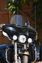 Front of motorcycle Royalty Free Stock Photo