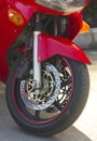 Front motorcycle wheel