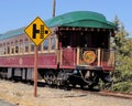 Front of The Napa Valley Wine Train Royalty Free Stock Photo