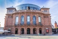 Front of the national theater at the markt square of Mainz