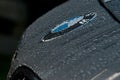 Front on a new car BMW 525, f11 whit raindrops Royalty Free Stock Photo