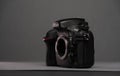 Front of a Nikon D800 digital SLR camera.. Royalty Free Stock Photo