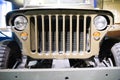 Front of old american jeep Royalty Free Stock Photo