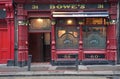 Front of old fashioned small pub in Dublin Royalty Free Stock Photo