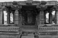 Front photo of Phalapuja Mantap and The kalyanmantap in Vijaya Vittala Temple located at hampi