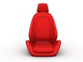 Front red car seat Royalty Free Stock Photo