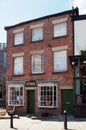 The front of the rochdale pioneers co-operative store in toad lane now a museum Royalty Free Stock Photo