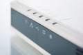 Front router network hub Royalty Free Stock Photo
