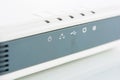 Front router network hub Royalty Free Stock Photo