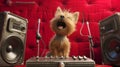 In the front row a tiny terrier struggles to reach the high notes resulting in a hilariously squeaky solo