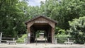 Front of Salem Shotwell Covered Bridge Royalty Free Stock Photo