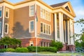 Front of school building