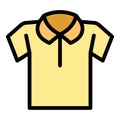 Front shirt icon vector flat