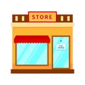 Front Shop Store Exterior Building PNG Illustration