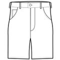 Front Shorts vector