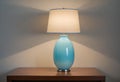 front shot, contemporary table lamp Royalty Free Stock Photo