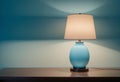 front shot, contemporary table lamp Royalty Free Stock Photo