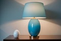 front shot, contemporary table lamp Royalty Free Stock Photo