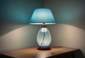 front shot, contemporary table lamp Royalty Free Stock Photo
