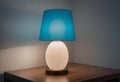 front shot, contemporary table lamp Royalty Free Stock Photo