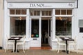 CHESTER, UK - 26TH JUNE 2019: Authentic Italian restaurant Da Noi in the middle of the famous roman city of Chester