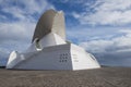 Front and side face of Concert Hall of Calatrava