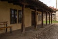 Front side of the house where the bulgarian national hero Vasil Levski was captured by Turkish army in 1872 Royalty Free Stock Photo