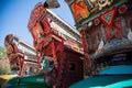 Front side of a Pakistani decorated truck