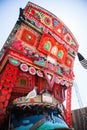 Front side of a Pakistani decorated truck