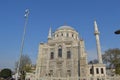 Front side of Pertevniyal Valide Sultan Mosque, Istanbul, Turkey.