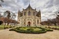 Front side of Saint-Barbara cathedral of Kutna-Hora Royalty Free Stock Photo