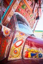 Decoration on a pakistani truck