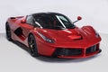 Ferrari LaFerrari front angle view Royalty Free Stock Photo