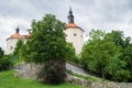 Front of the Skofja Loka Castle, Slovenia Royalty Free Stock Photo