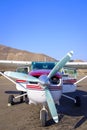 Small turboprop tourist plane