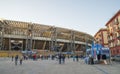 In front of the Stadium San Paolo, Napoli