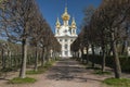 Front of the Summer Palace in St Pertersburg