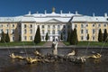 Front of the Summer Palace in St Pertersburg