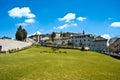 In front to Basilica of San Francesco d'Assisi Royalty Free Stock Photo