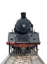 Front train locomotive steam vintage