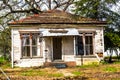 Front Of Uninhabitable Abandoned Home Royalty Free Stock Photo