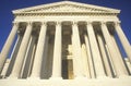 Front of the United States Supreme Court Building, Washington, D.C. Royalty Free Stock Photo