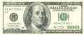 US Franklin 100 dollar bill